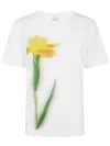 Ps By Paul Smith Ps Paul Smith Womens Flower Stem T Shirt In White