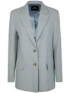 Ps By Paul Smith Ps Paul Smith Single Breasted Striped Blazer In Light Blue