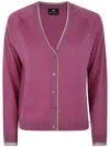 PS BY PAUL SMITH WOMENS KNITTED CARDIGAN BUTTON,W2R402NN31198