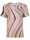 Ps By Paul Smith Ps Paul Smith New Swirl Cotton T-shirt In Multicolor