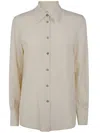 Ps By Paul Smith Spread-collar Crepe Shirt In White