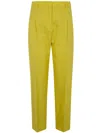 Ps By Paul Smith Pleated Trousers In Green
