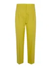 Ps By Paul Smith Pleated Trousers In Verde