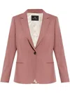 Ps By Paul Smith Single-breasted Blazer In Pink