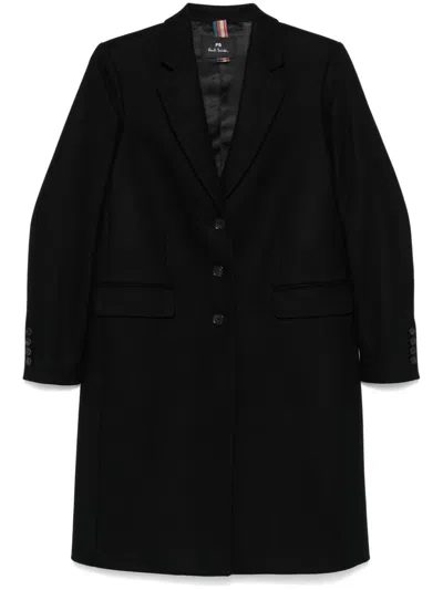 PS BY PAUL SMITH WOOL BLEND SINGLE-BREASTED COAT