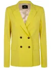 Ps By Paul Smith Wool Double-breasted Blazer In Green