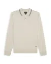 Ps By Paul Smith Ps Paul Smith Logo-embroidered Wool Polo Shirt In Neutral