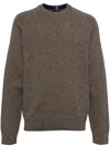 Ps By Paul Smith Wool Raglan Sweater In 褐色