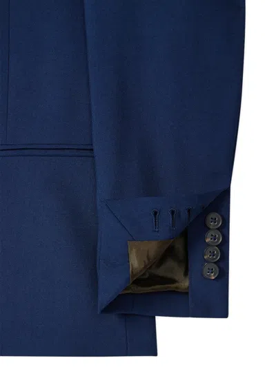 Ps By Paul Smith Wool Single-breasted Jacket In Blue