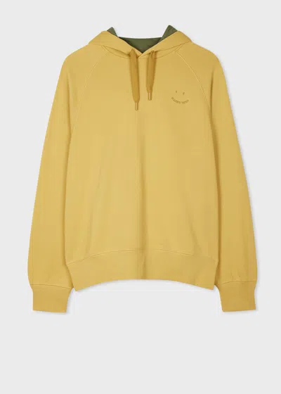 Ps By Paul Smith Yellow 'happy' Hoodie