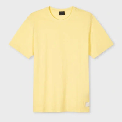 Ps By Paul Smith Yellow Marl Cotton-linen T-shirt