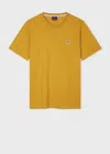Ps By Paul Smith Yellow Ochre Organic Cotton Zebra Logo T-shirt In Yellow