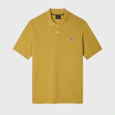 Ps By Paul Smith Yellow Organic Cotton Zebra Polo Shirt