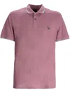 Ps By Paul Smith Zebra-appliqué Polo Shirt In Pink