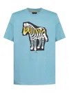 Ps By Paul Smith Zebra Cutout-print T-shirt