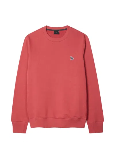 Ps By Paul Smith Zebra-detail Sweatshirt In Pink