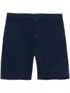 Ps By Paul Smith Zebra-embroidered Shorts In Blue