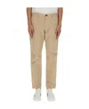 PS BY PAUL SMITH ZEBRA-EMBROIDERED STRAIGHT-LEG TROUSERS