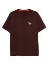 Ps By Paul Smith Mens Red Regular-fit Zebra Cotton-jersey Sweatshirt In Brown