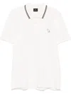 Ps By Paul Smith Zebra-embroidery Polo Shirt In White