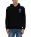 Ps By Paul Smith Ps Paul Smith "zebra" Sweatshirt In Black