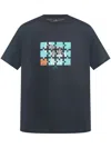 Ps By Paul Smith Zebra Jigsaw-print T-shirt In Blue