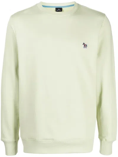 Ps By Paul Smith Sweatshirt Aus Bio-baumwolle In Green