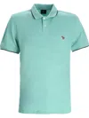 Ps By Paul Smith Zebra-logo Polo Shirt In Blue
