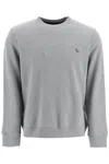 Ps By Paul Smith Ps Paul Smith Sweatshirt With Zebra Patch In Melange Grey (grey)