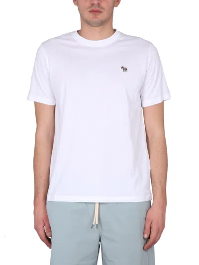 Ps By Paul Smith Ps Paul Smith Organic Cotton T Shirt In White Cotton