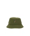 Ps By Paul Smith Ps Paul Smith Zebra Embroidered Bucket Hat In Green