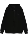 Ps By Paul Smith Zebra-motif Hoodie In Black