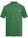 Ps By Paul Smith Forest Green Organic Cotton Zebra Polo Shirt In Green