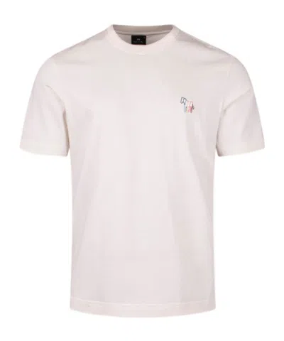 Ps By Paul Smith Zebra-motif T-shirt In White