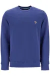 Ps By Paul Smith Zebra Logo Organic Cotton Sweatshirt In Purple