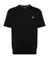 Ps By Paul Smith Ps Paul Smith Zebra Logo Cotton T-shirt In Black