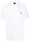 Ps By Paul Smith Zebra-patch Short-sleeved Polo Shirt In White