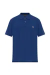 Ps By Paul Smith Ps Paul Smith "zebra" Polo In Blue