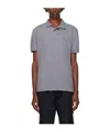 Ps By Paul Smith Gray Zebra Polo In Gray