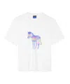 Ps By Paul Smith Ps Paul Smith Zebra Print T Shirt In White