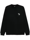 Ps By Paul Smith Zebra-print Sweatshirt In Black