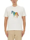Ps By Paul Smith Ps Paul Smith "zebra" T-shirt In White