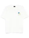 Ps By Paul Smith Zebra-print T-shirt In White