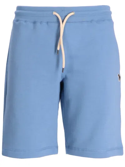 Ps By Paul Smith Zebra Regular Shorts In Blue