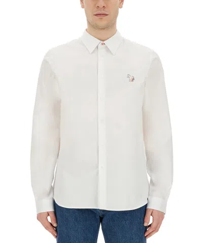 Ps By Paul Smith Zebra Shirt In Neutral