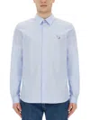 Ps By Paul Smith Zebra Shirt In Azure