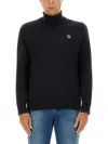 Ps By Paul Smith "zebra" T-shirt In Black
