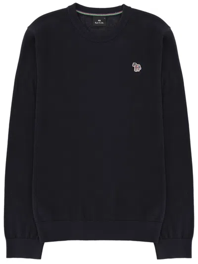 Ps By Paul Smith Zebra Shirt In Blue