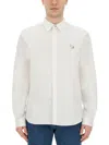 Ps By Paul Smith Zebra Shirt In Brown