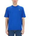 Ps By Paul Smith "zebra" T-shirt In Blue
